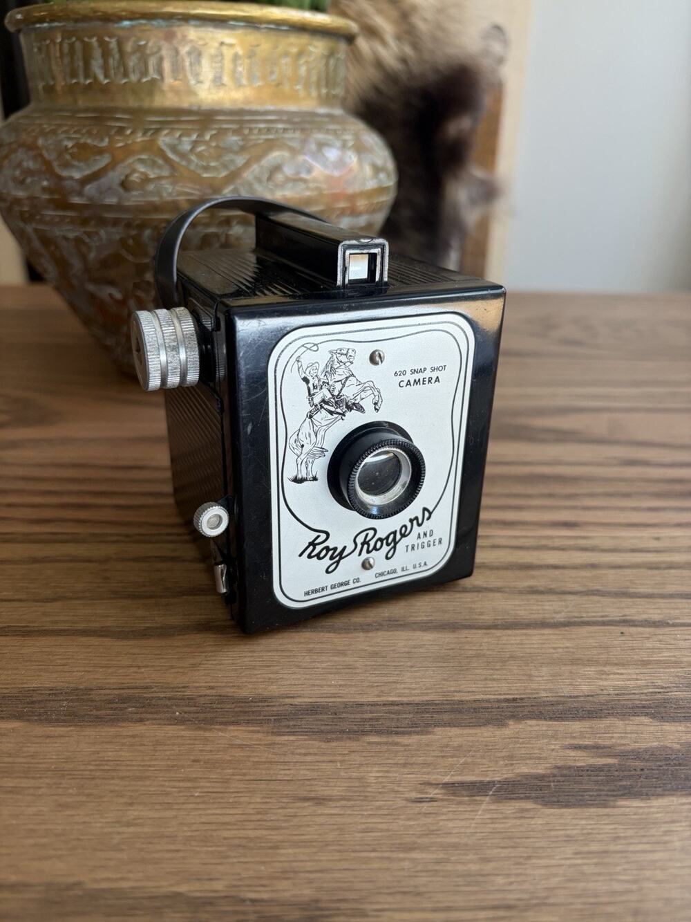 Vintage 1950s Roy Rogers & Trigger 620 Snap Shot Box Camera Herbert George Co